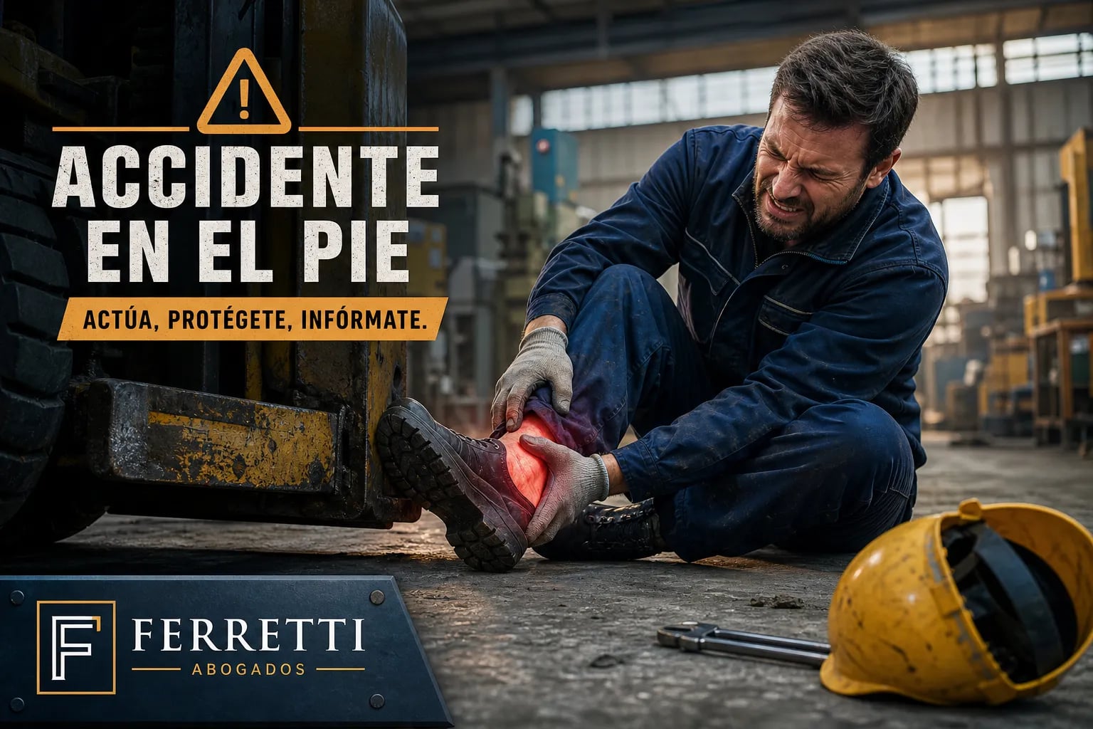 accidente de trabajo en el pie pasos a seguir 1789155064591