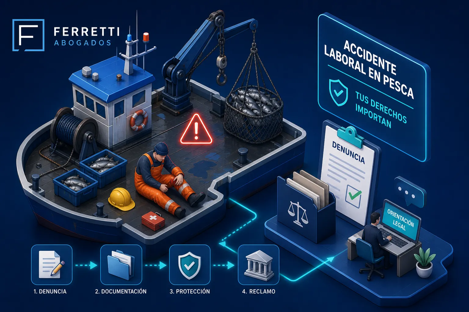 accidente laboral en pesca guia completa para denunciarlo 1783379988998