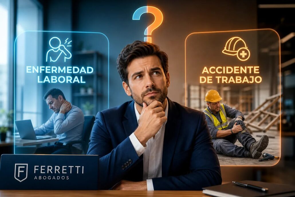 cual es la diferencia entre enfermedad laboral y accidente de trabajo 1788563432708
